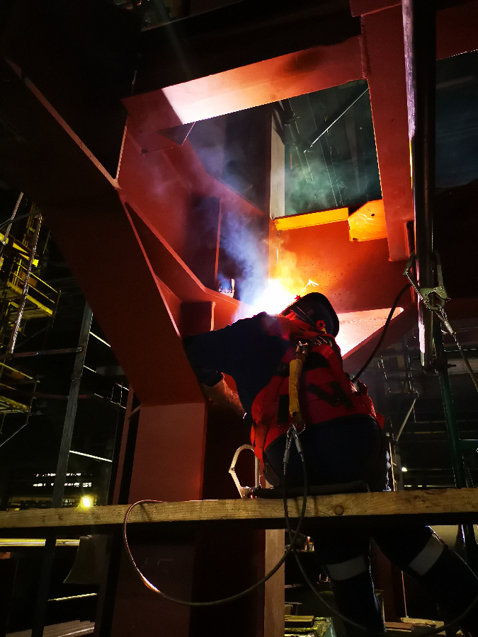 Сварочные работы на объекте